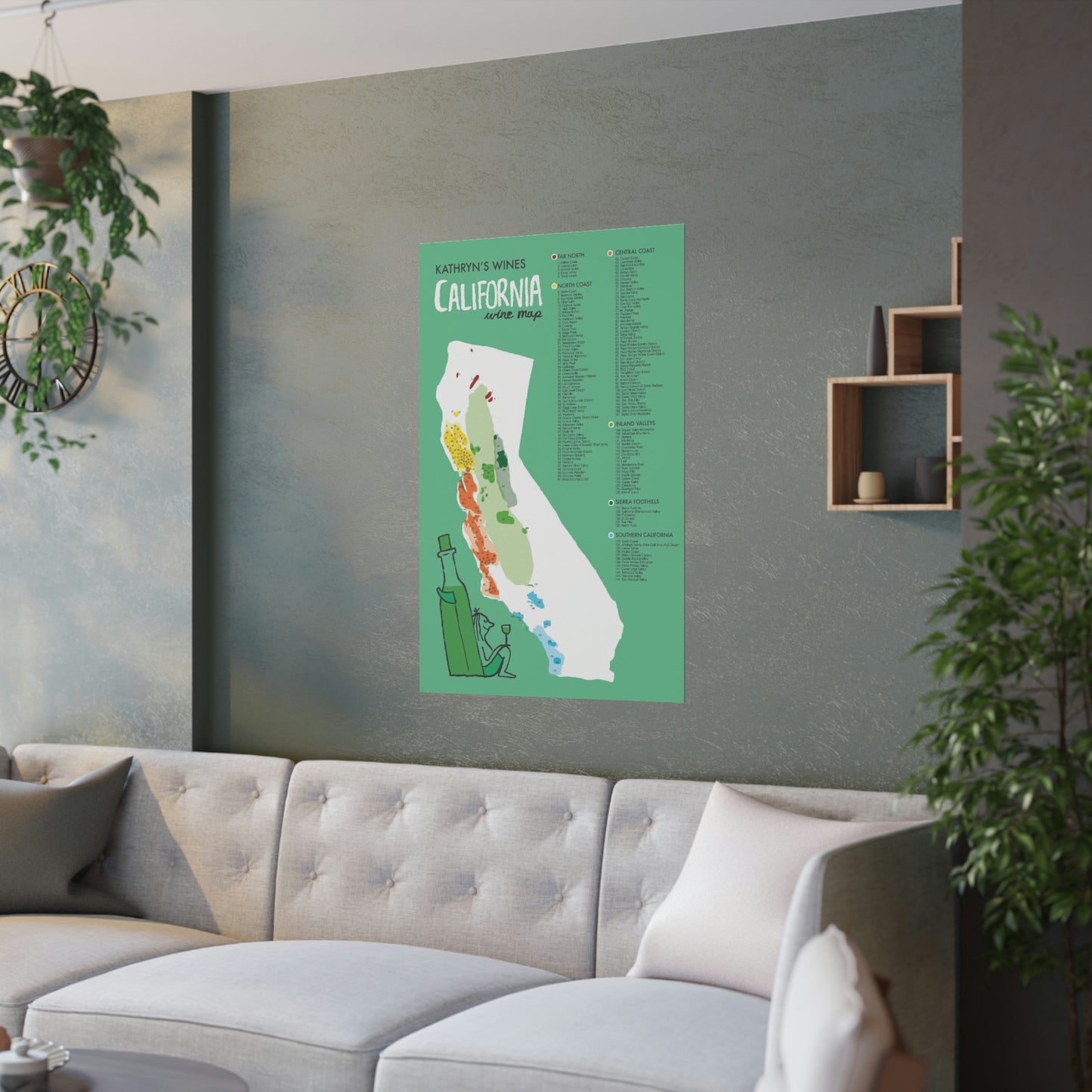 California Wine Map