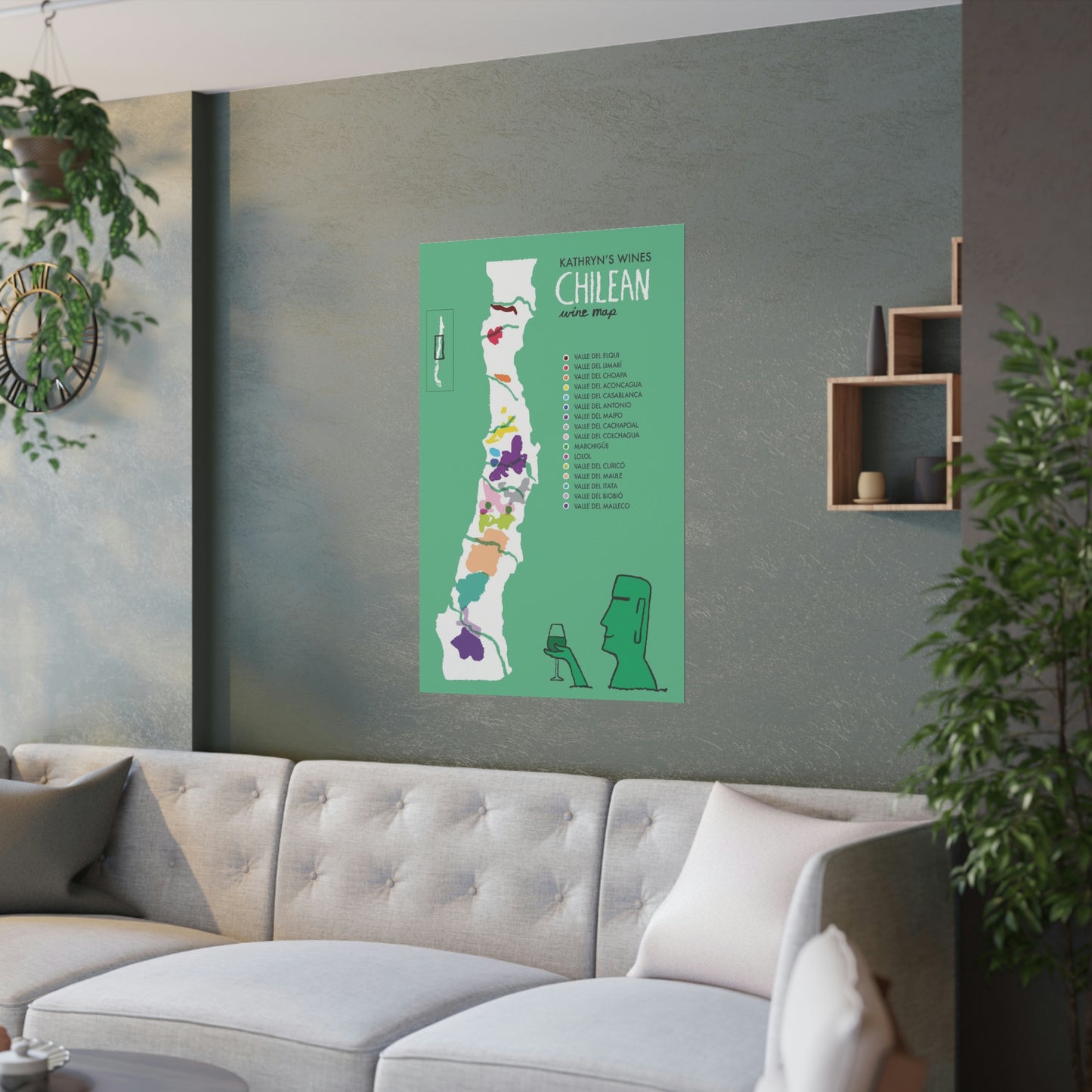Chile Wine Map