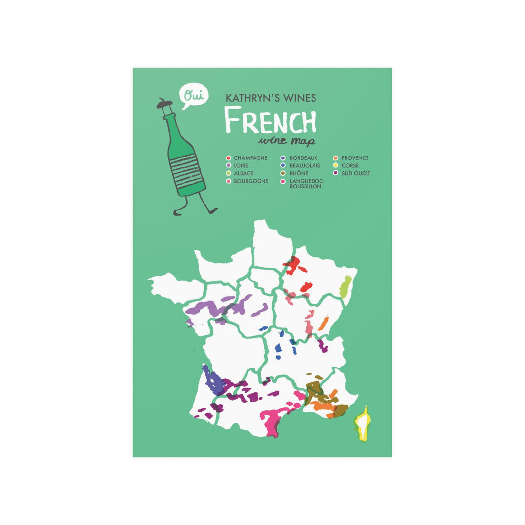 France Wine Map